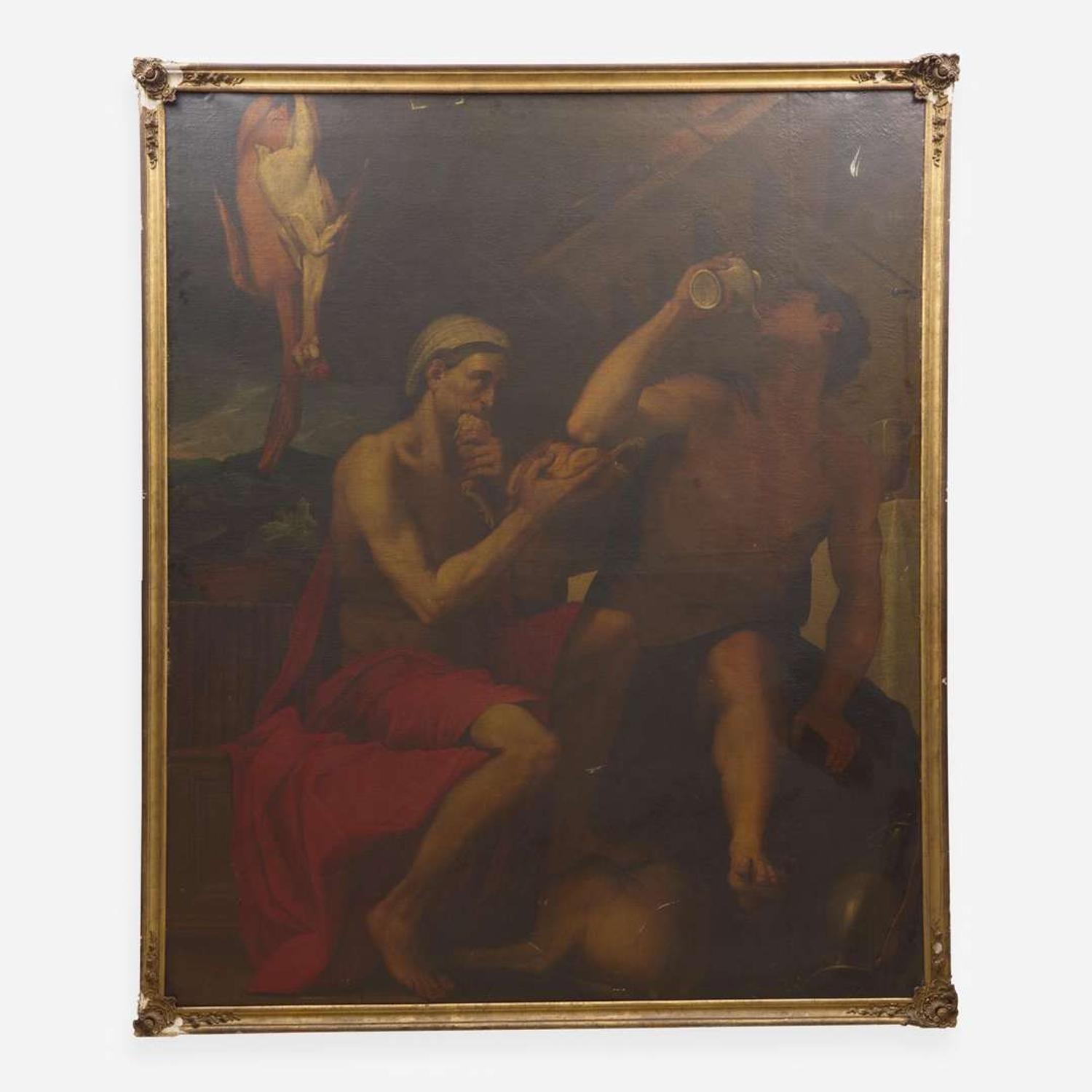 Attributed to Andrea Lanzani (Italian, B.C. 1650–1712) Three Sins: Vanity, Gluttony and Ingratitude