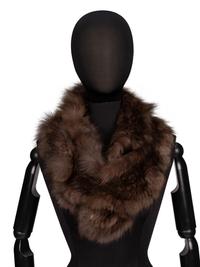 Two Designer Cardigans & Sable Scarf, Loro Piana and Chanel