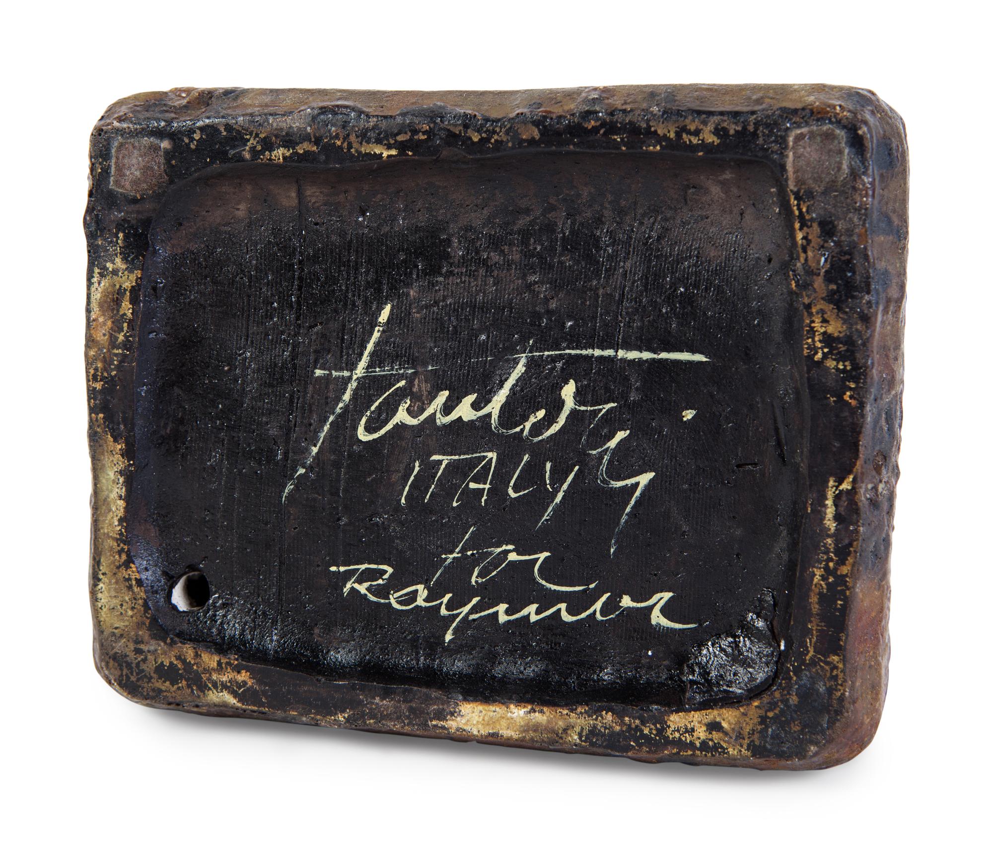 Square Vase, Raymor / Bitossi, Italy
