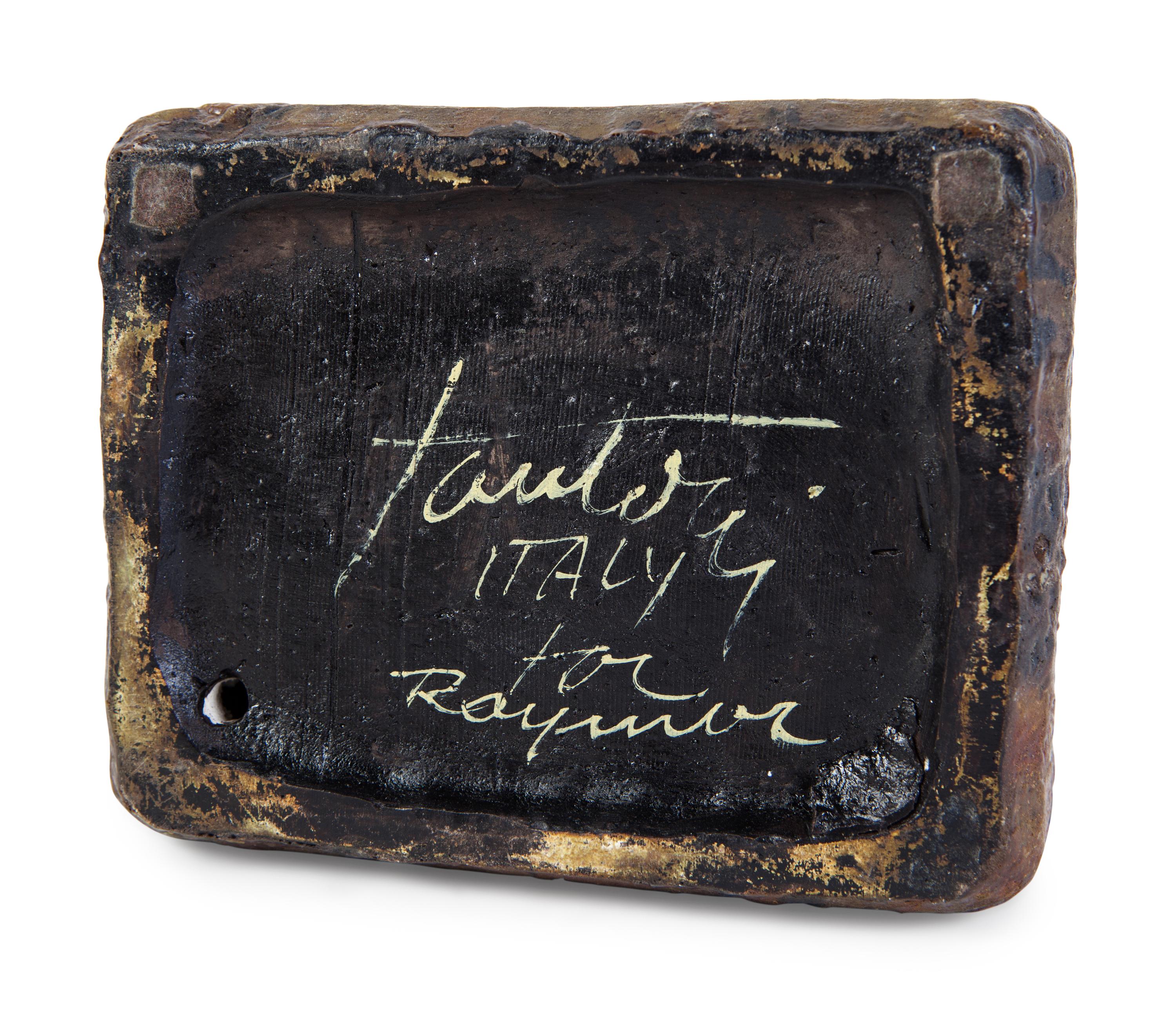 Square Vase, Raymor / Bitossi, Italy