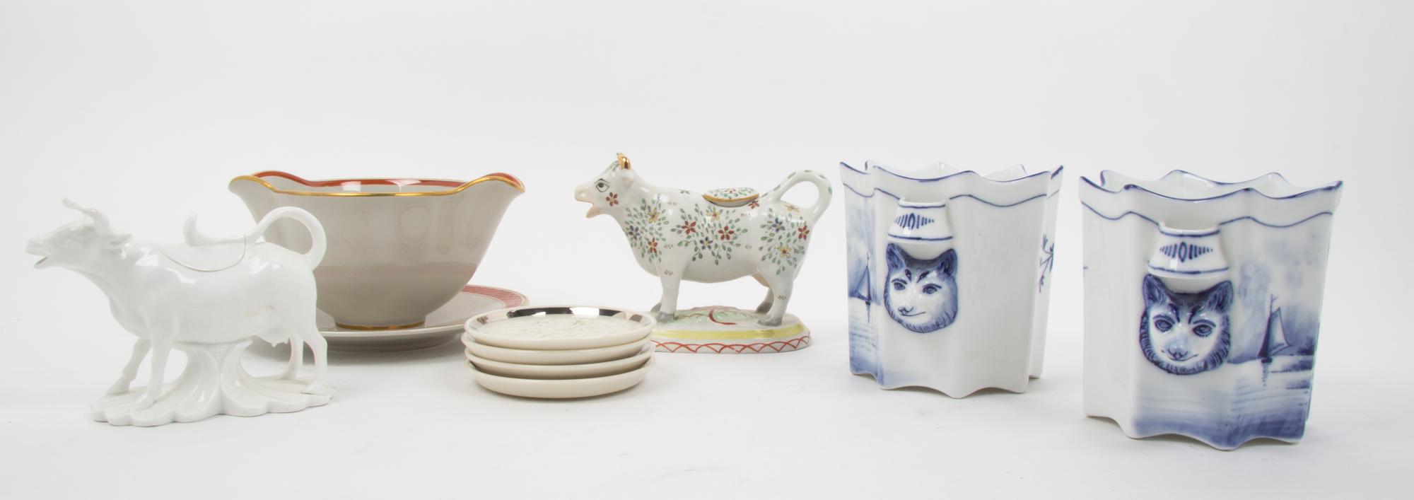A Collection of Porcelain Table Articles Diameter of first 12 1/2 inches. — SECOND HALF 20TH CENTURY
