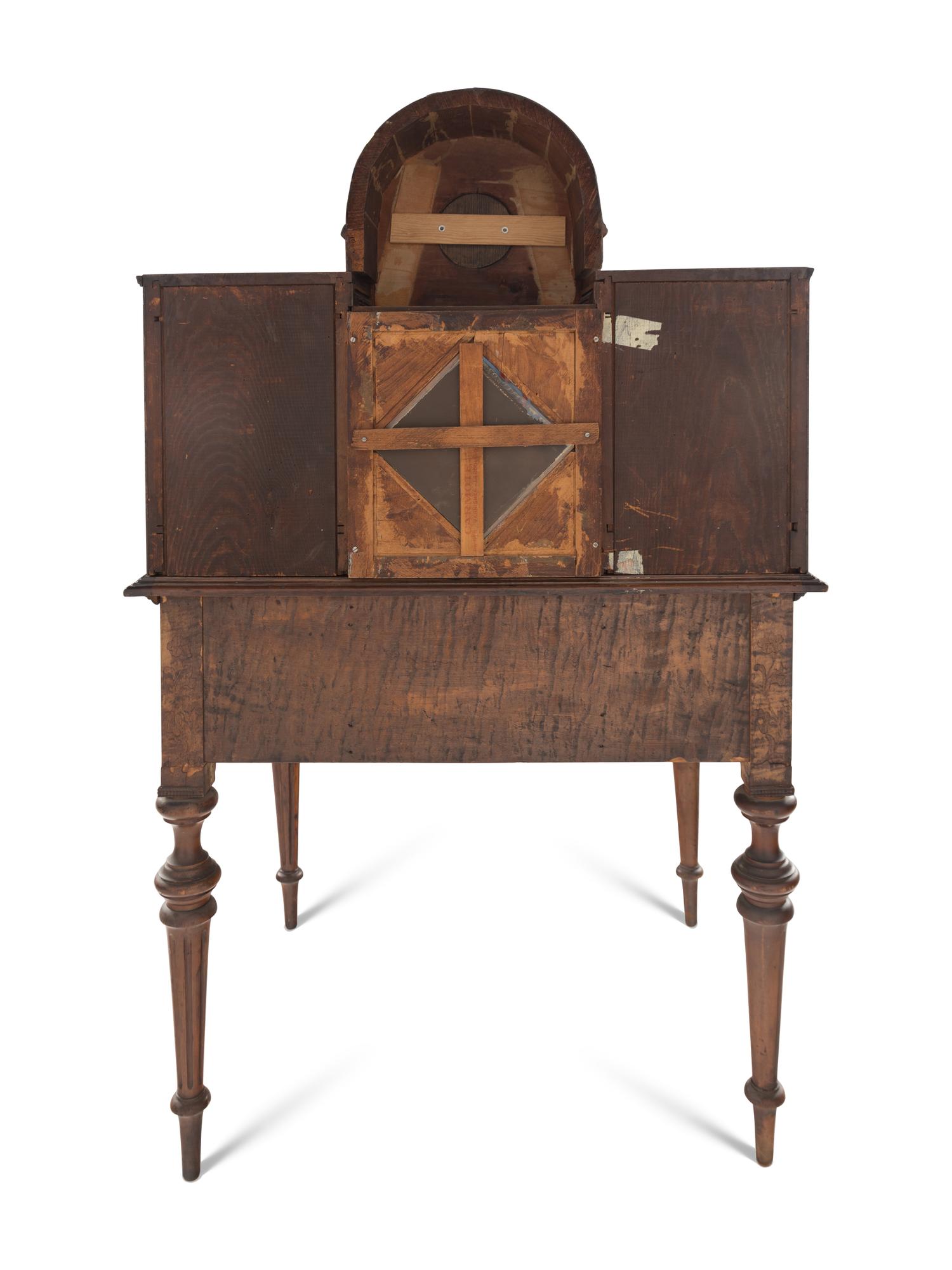 An Inlaid and Marquetry Writing Desk