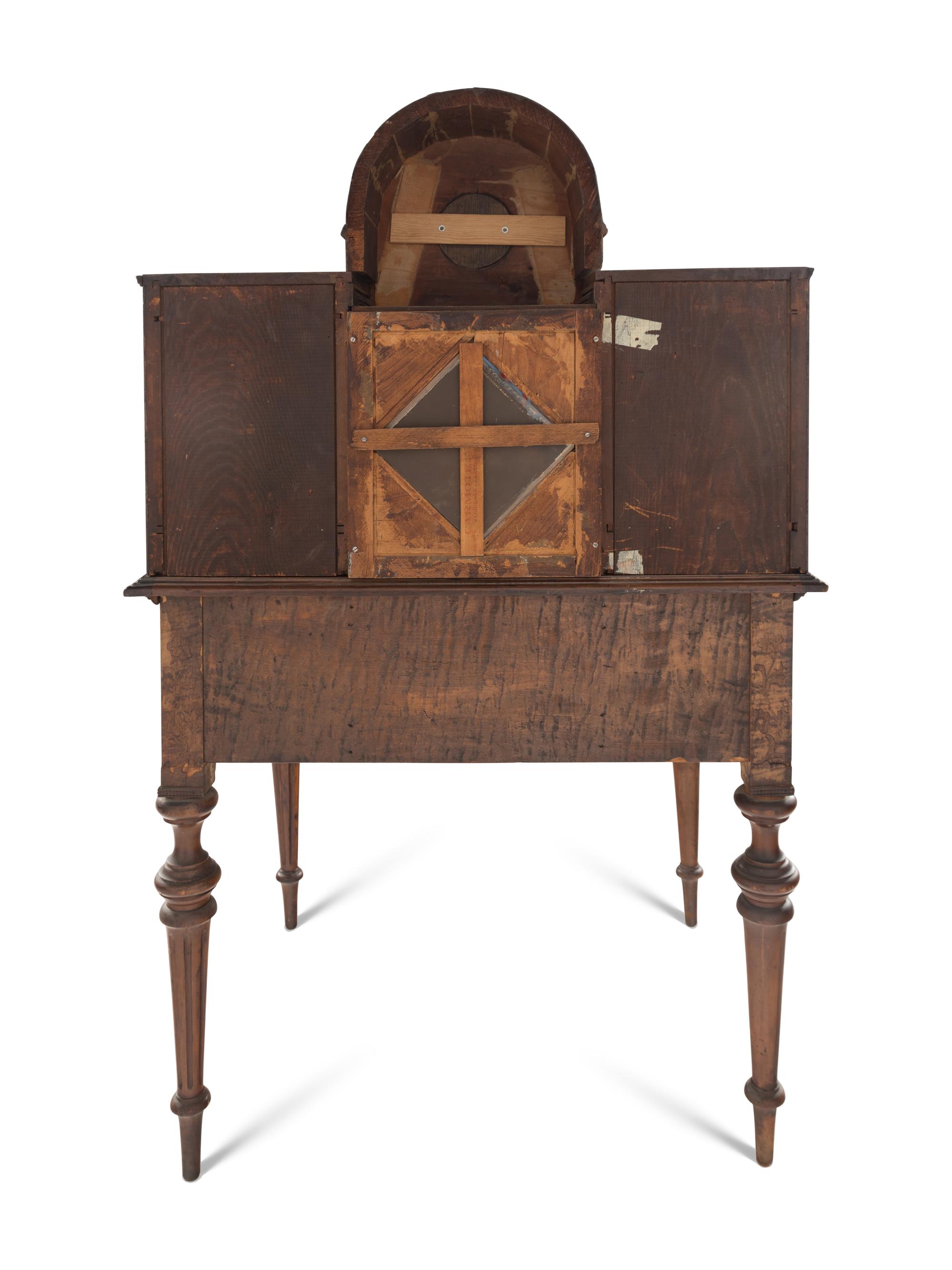 An Inlaid and Marquetry Writing Desk