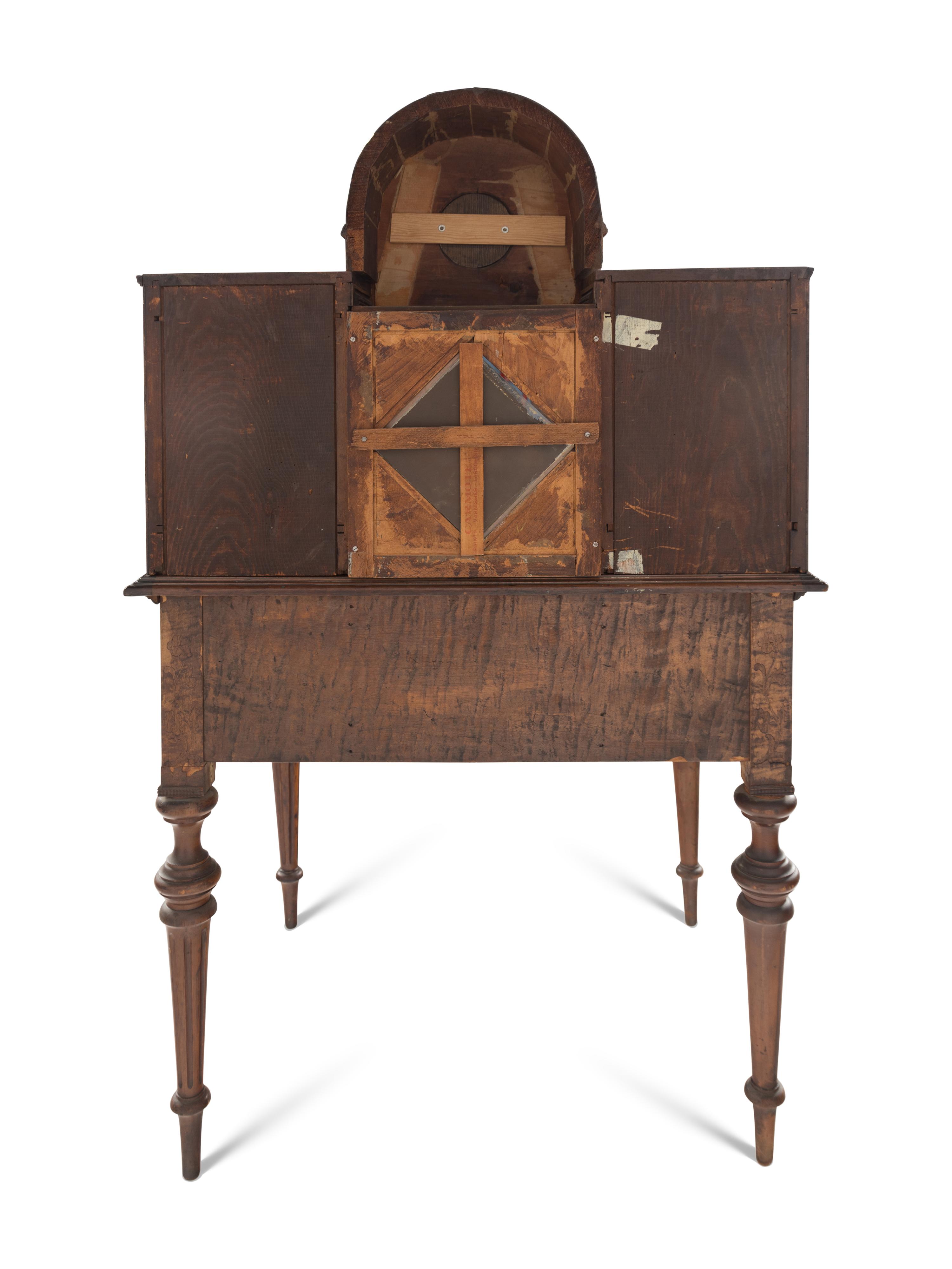 An Inlaid and Marquetry Writing Desk