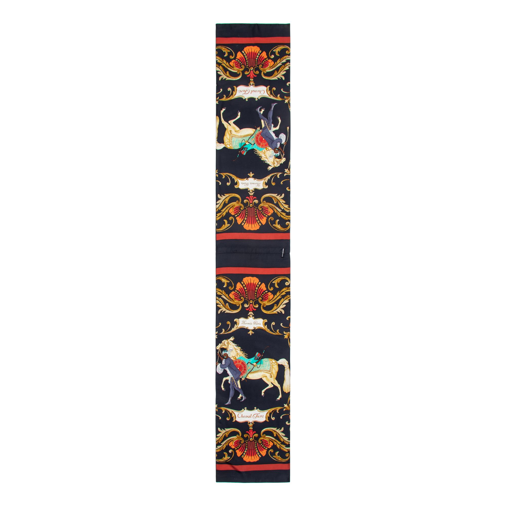 Hermès & Gucci, Two Silk Scarves