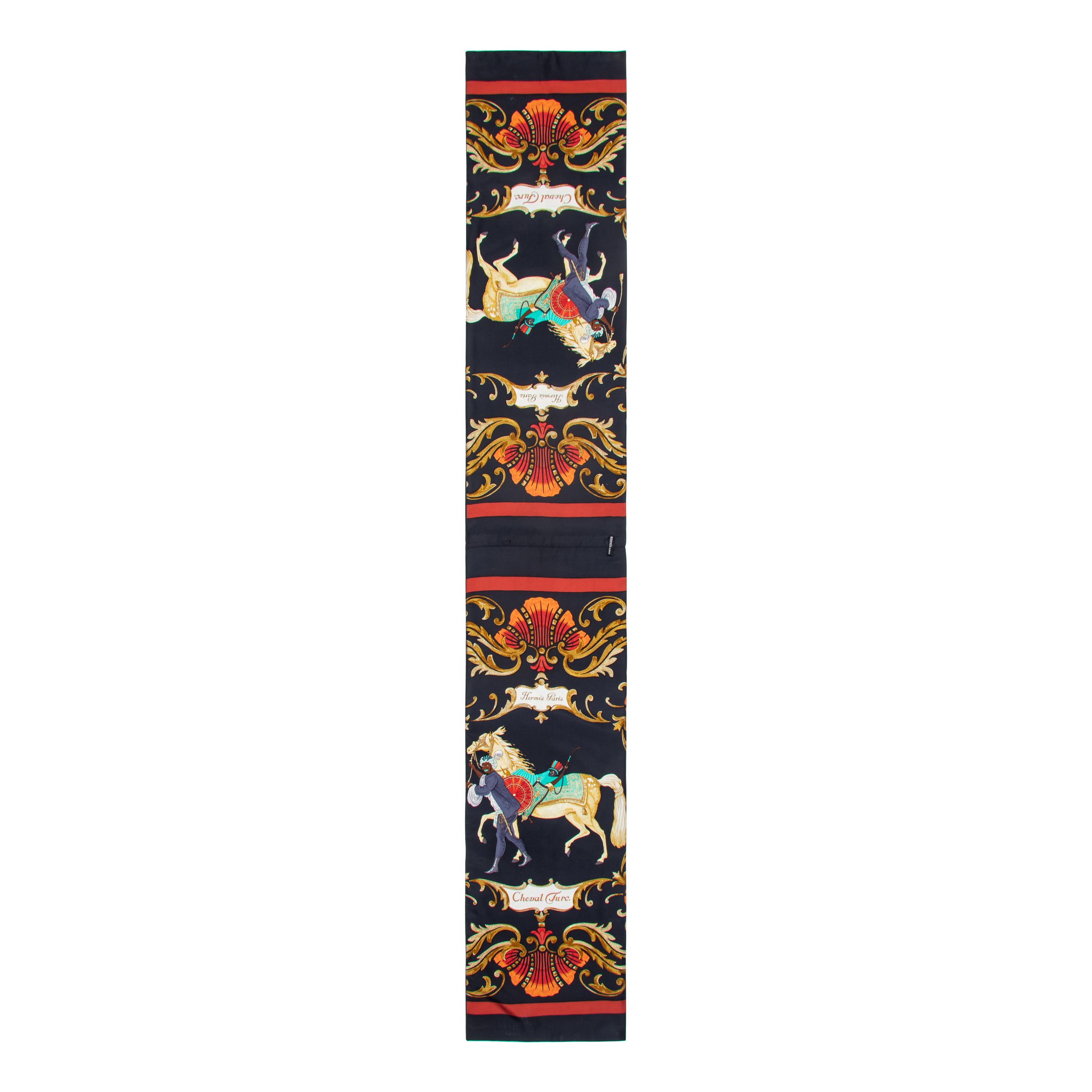 Hermès & Gucci, Two Silk Scarves