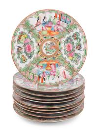 A Chinese Export Rose Medallion Porcelain Dining Set