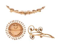 COLLECTION OF ANTIQUE BROOCHES