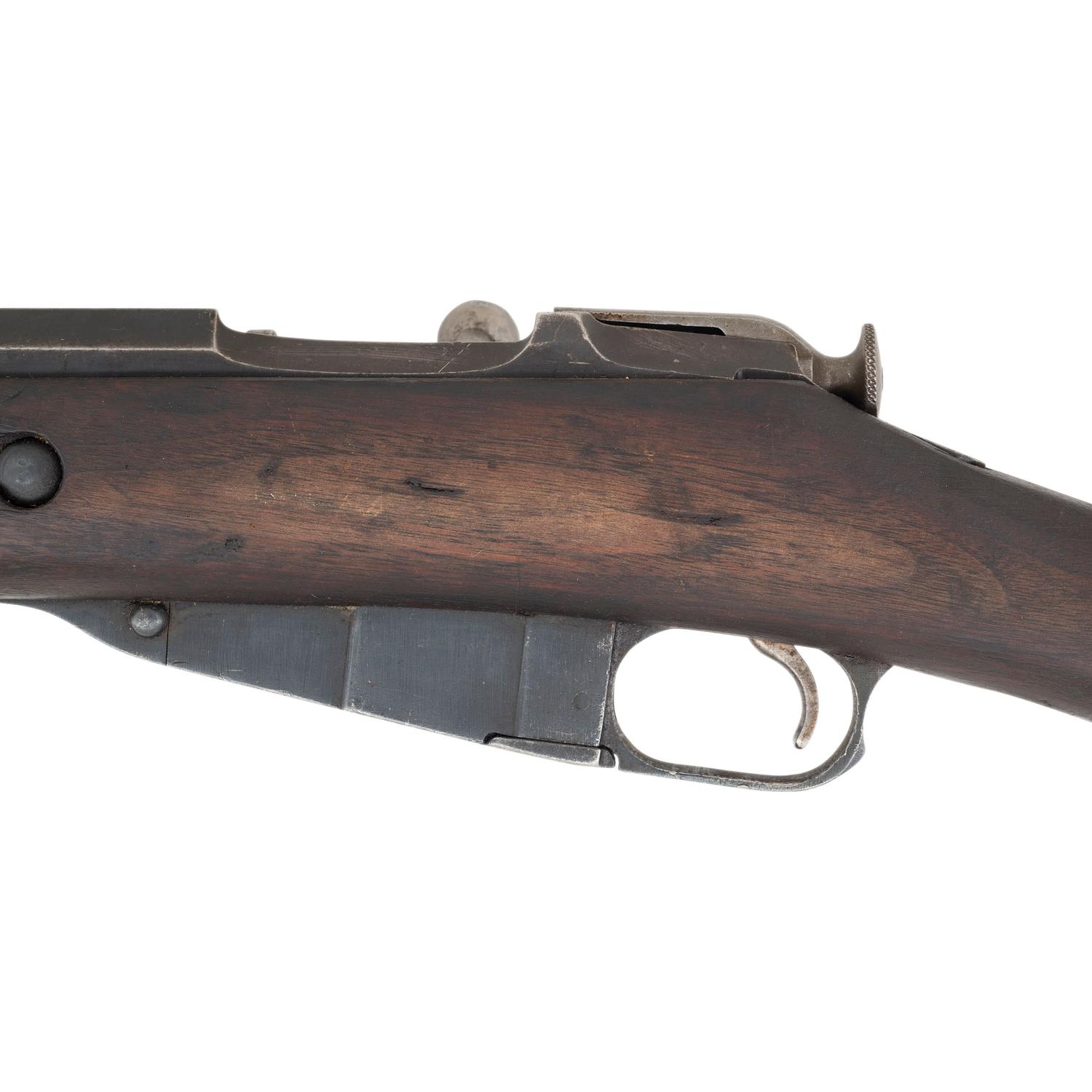 **Finnish Captured Imperial Russian Mosin-Nagant Model 1891 Rifle with Metric Marked Rear Sight