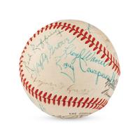 A Multi Signed Baseball Featuring Casey Stengel, Additional Hall of Famers and Notables (Beckett Authentication Services Letter of Authenticity)