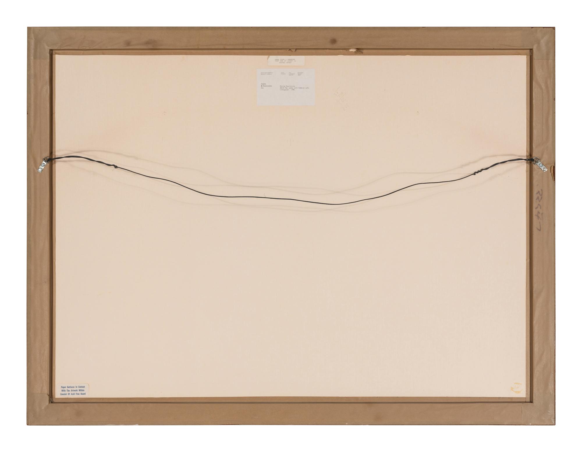 Two Nudes with Federal Sofa, 1981