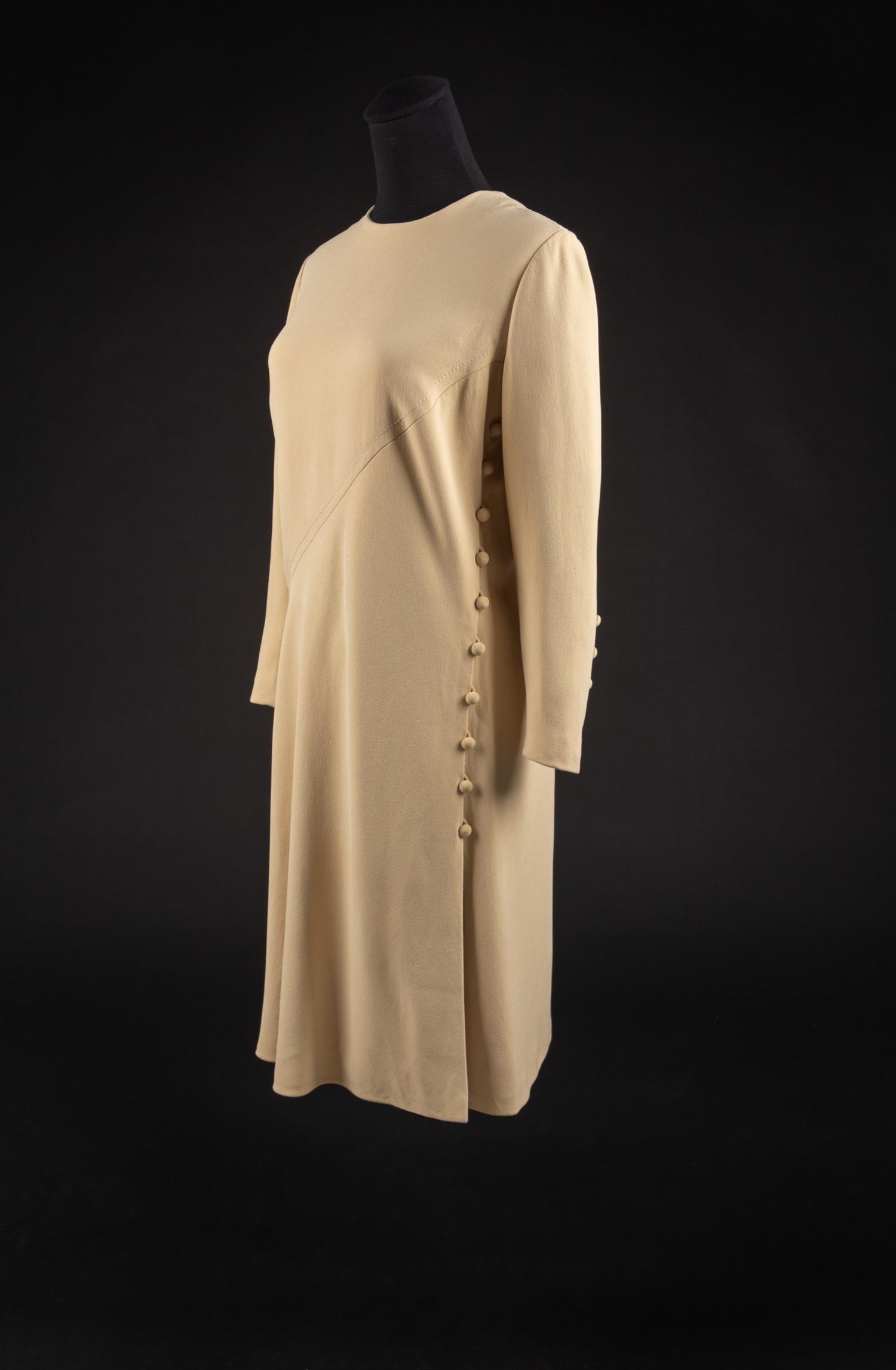 Christian Dior by Marc Bohan Haute Couture Dress, Autumn-Winter 1971 — Worn by Dame Olivia de Havilland