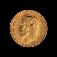 [RUSSIAN EMPIRE] Nicholas II 1902 Gold 5 Ruble