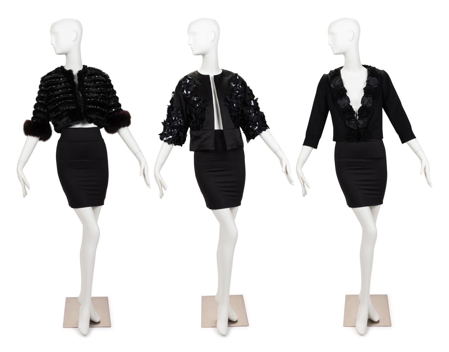 Three Designer Jackets: Two Carolina Herrera, One Oscar de la Renta, 2000s