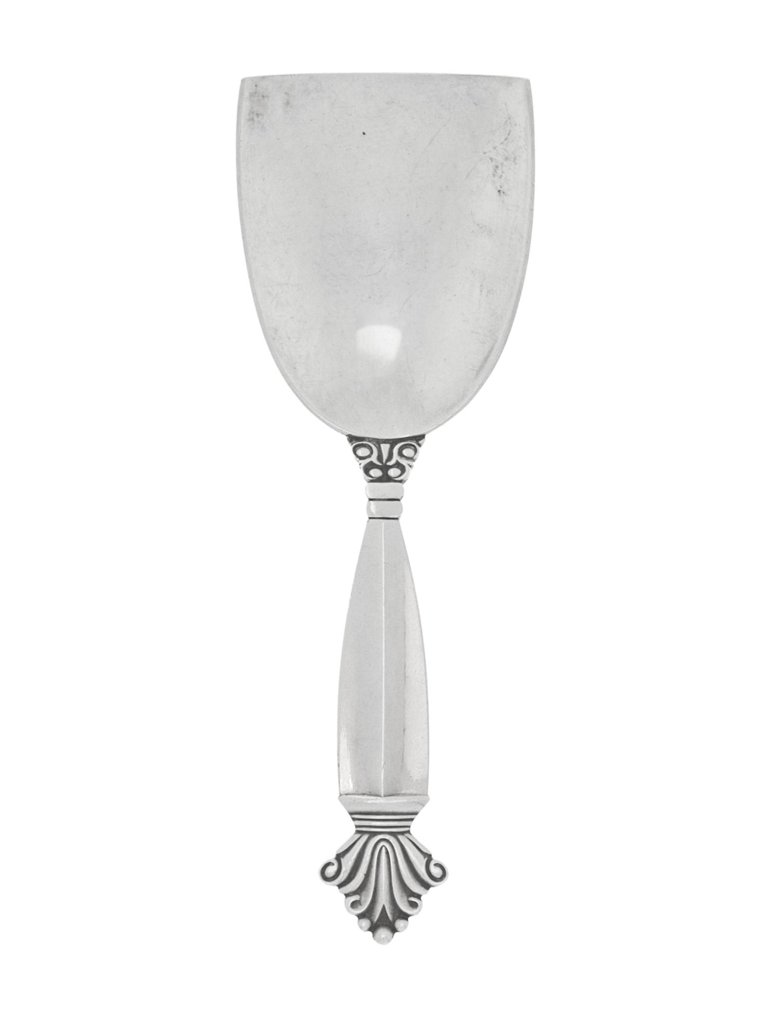 A Danish Silver Sugar Scoop