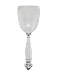 A Danish Silver Sugar Scoop