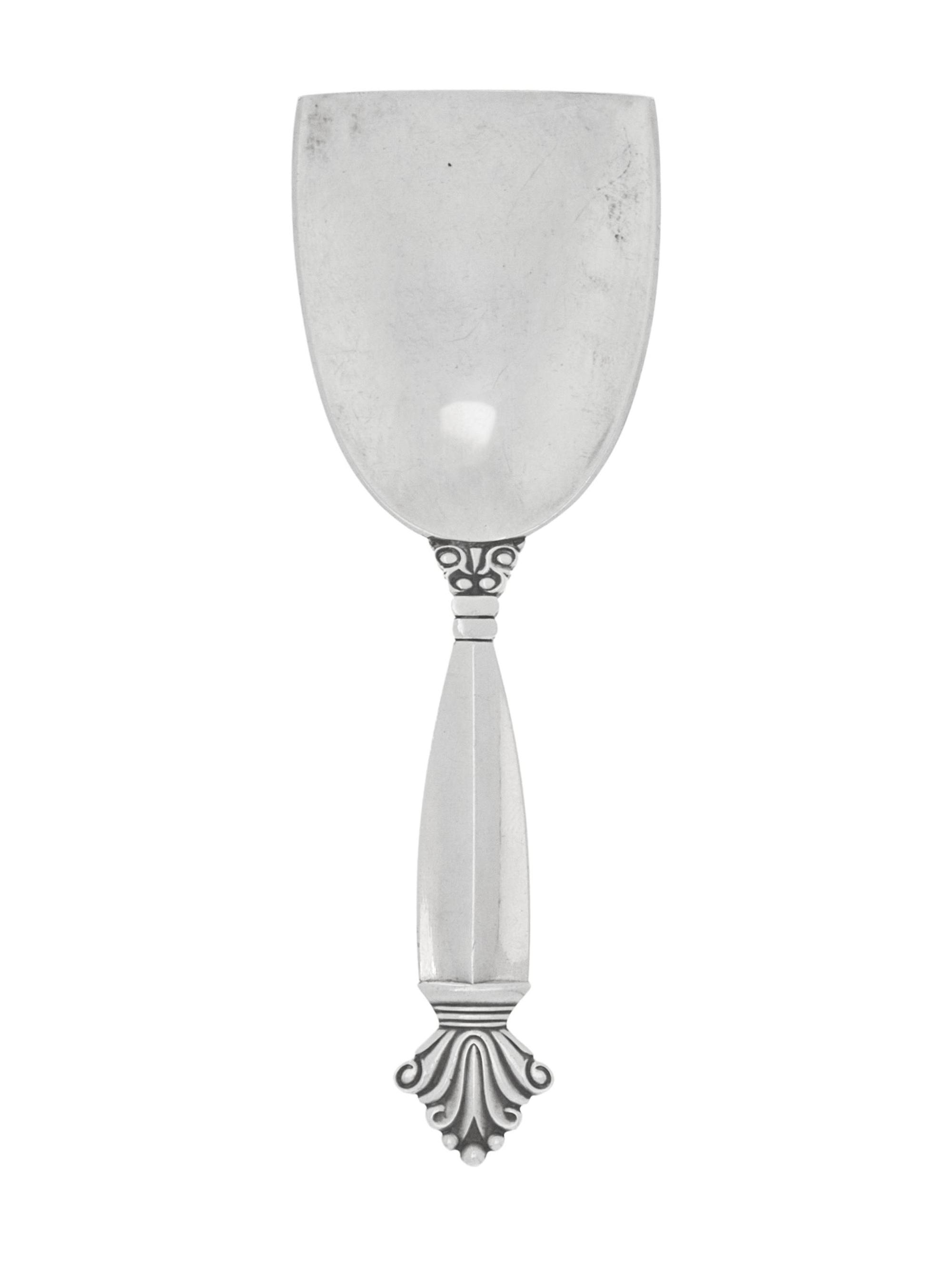 A Danish Silver Sugar Scoop