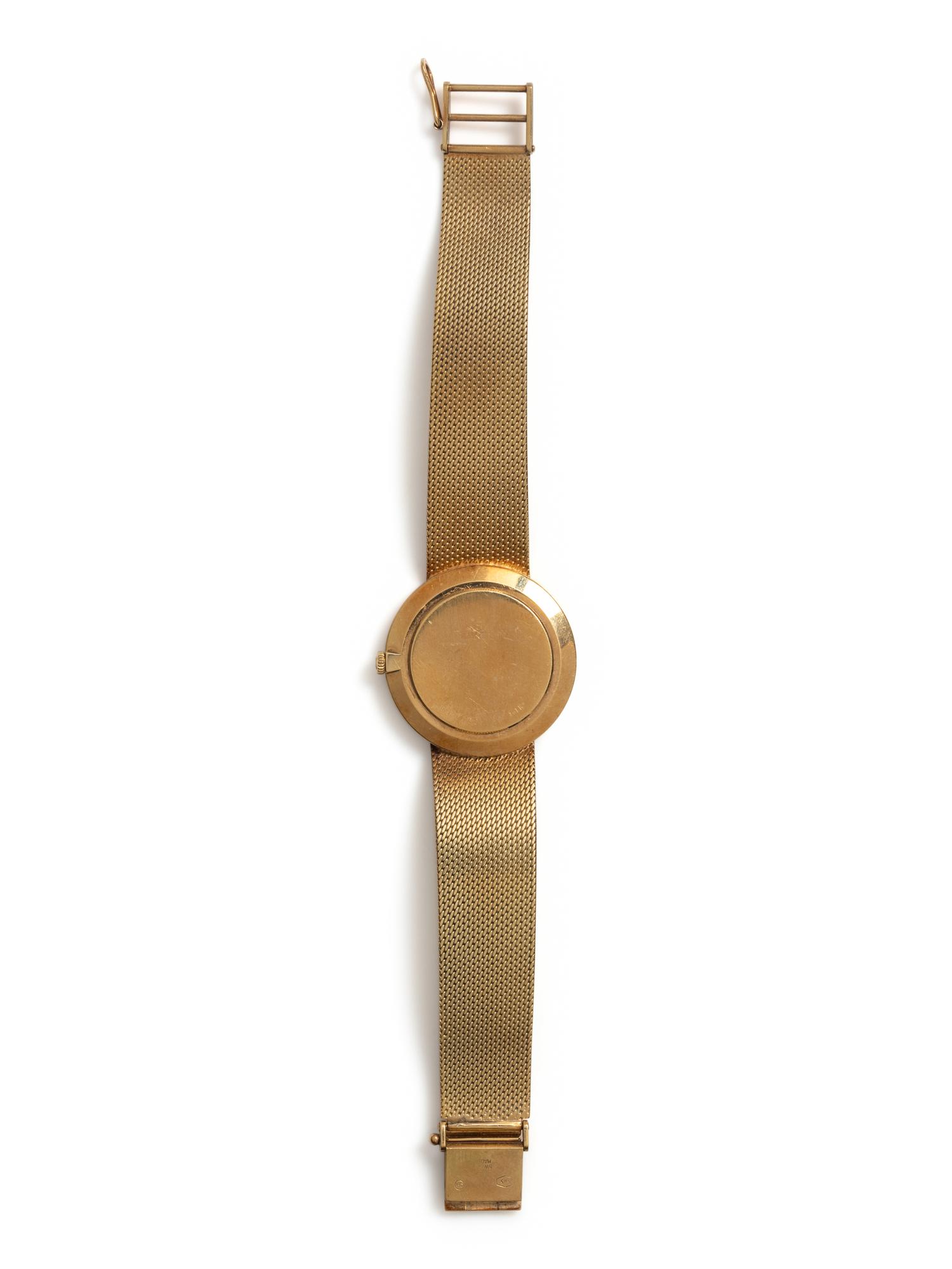 MOVADO, 14K YELLOW GOLD 'MUSEUM' WATCH