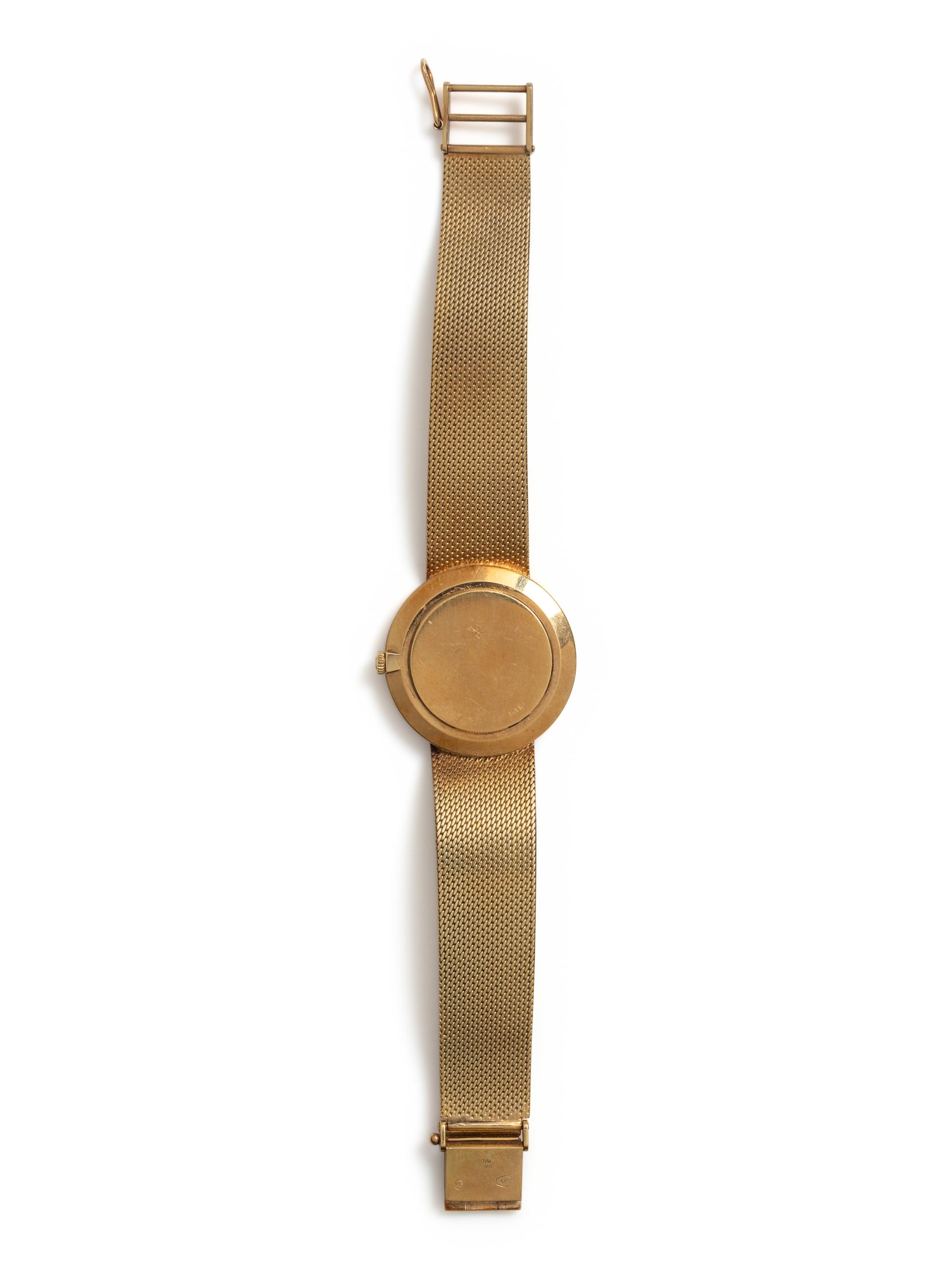 MOVADO, 14K YELLOW GOLD 'MUSEUM' WATCH