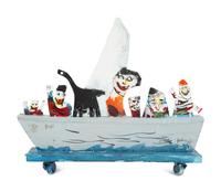 Figures in a Boat (Christmas Toy)