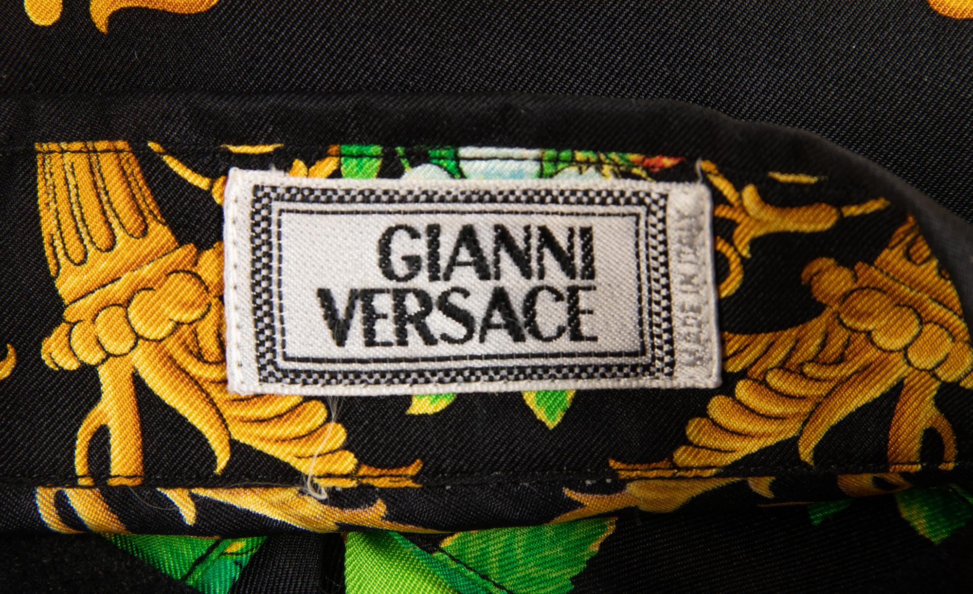Three Versace Silk Shirts, 1990-2000s
