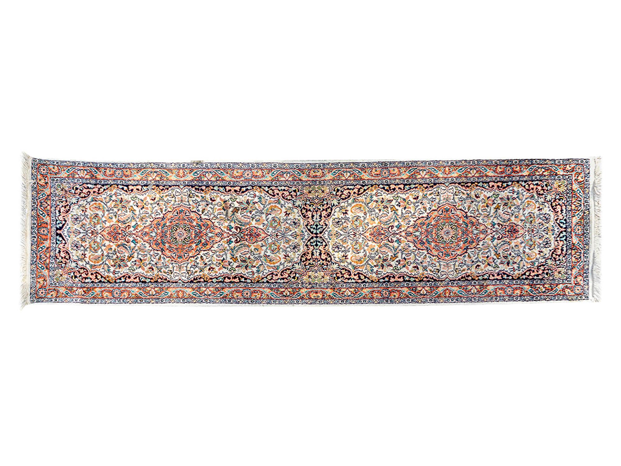 A Pair of Tabriz Animal Wool Runners — 20TH CENTURY