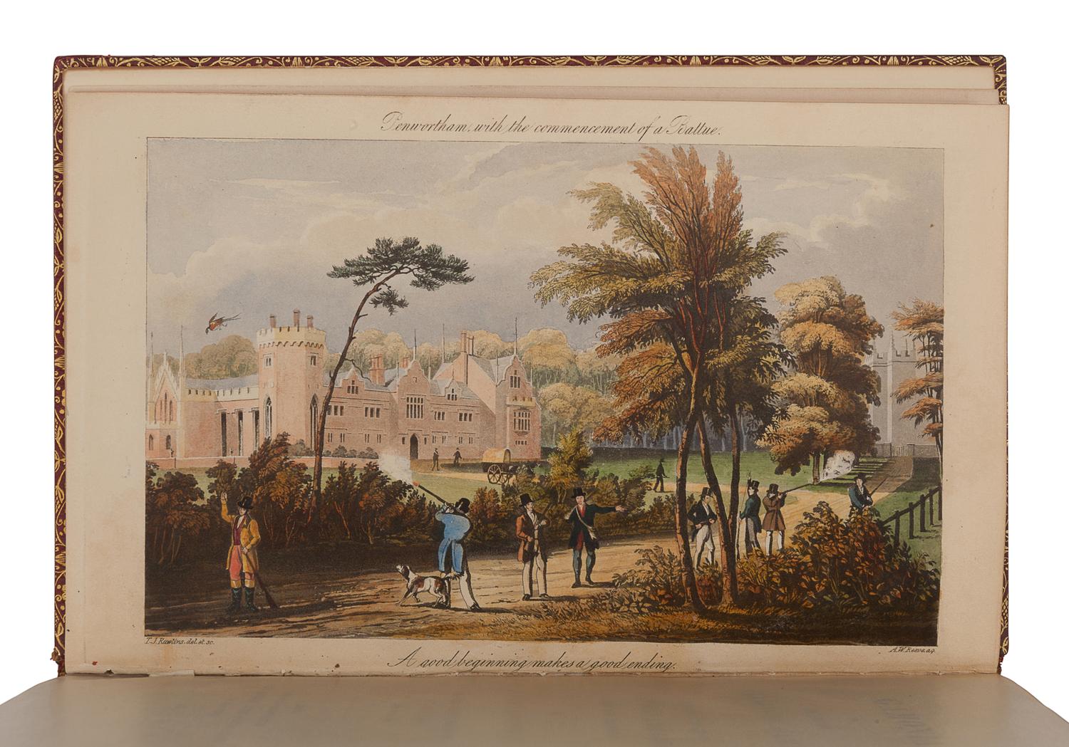 RAWSTORNE, Lawrence (1774-1850). Gamonia: or, The Art of Preserving Game . London: Rudolph Ackermann, 1837.