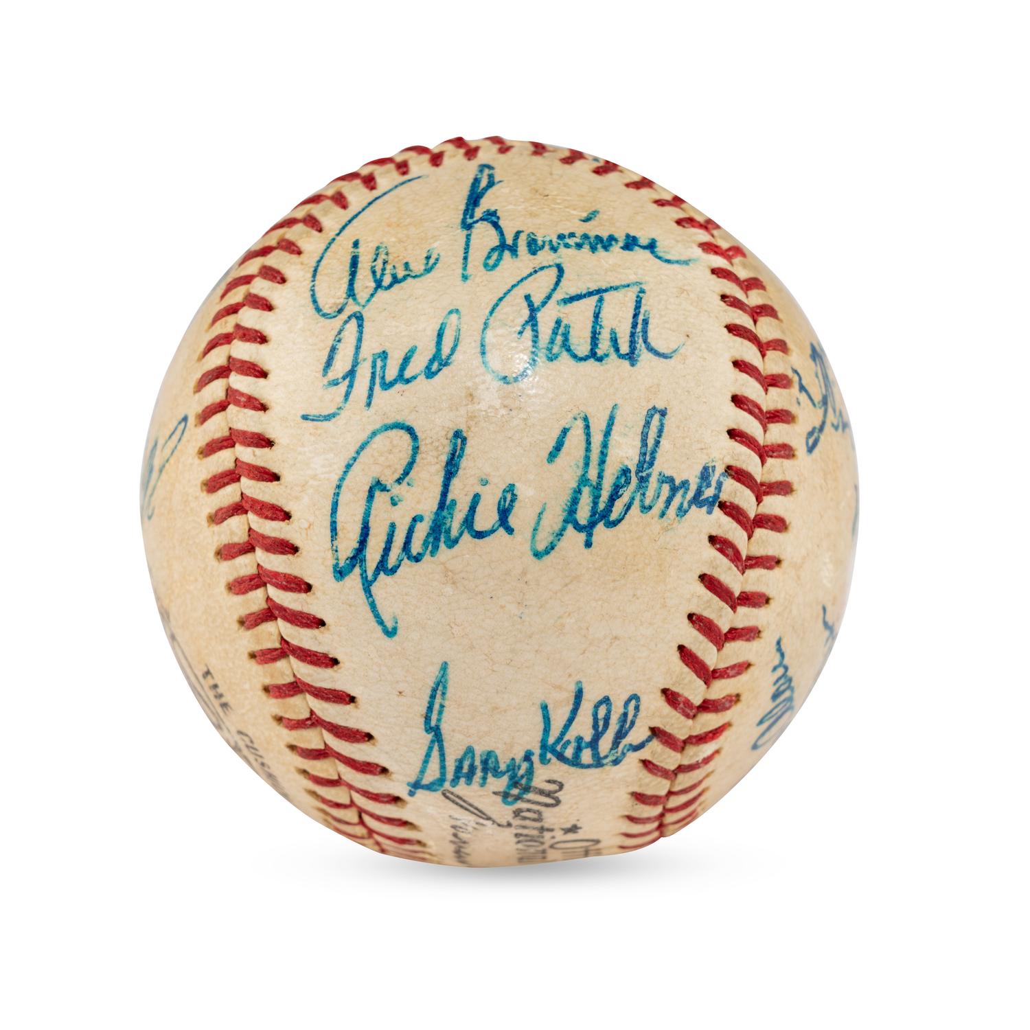 A 1968 Pittsburgh Pirates Team Signed Autograph Baseball Featuring Roberto Clemente (JSA Letter of Authenticity),