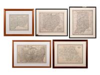 A Group of Five Maps of the Midwest