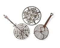 A Group of Three Wrought Iron Broilers, French, 18th Century