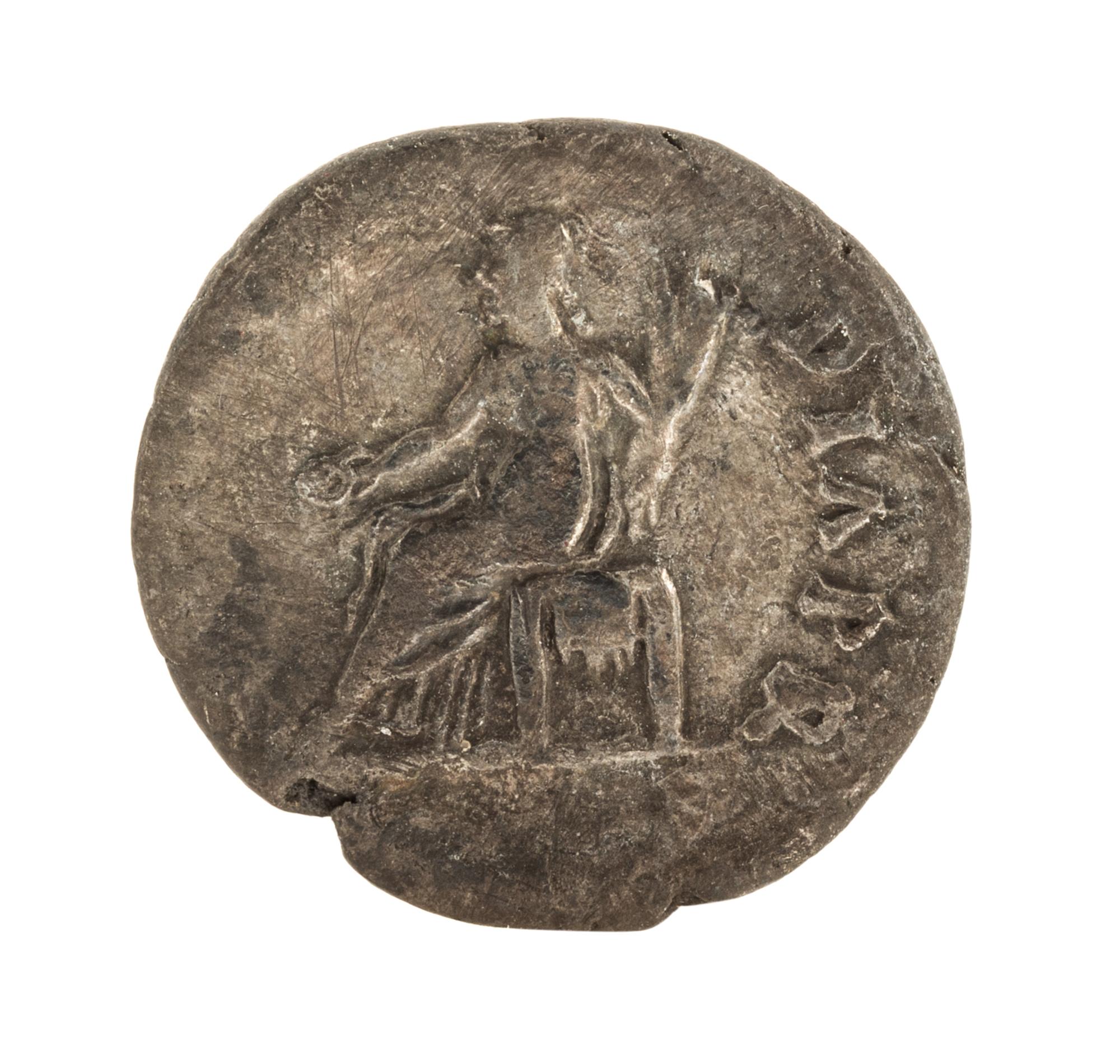 Roman Empire (circa 70 CE), Silver Denarius — Silver Denarius