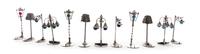 A Collection of Silver Table Articles, Various Makers, comprising two Victorian cut glass and silver spoon rests, Hilliard & Thomason,