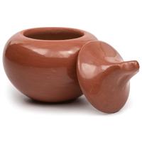 Santa Ildefonso Redware Lidded Jar