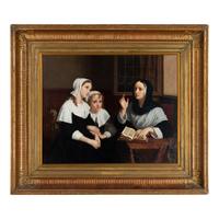 Hugues Merle (French, 1822-1881) — Les Orphelines , 1858