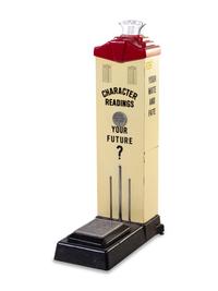 An American Painted Metal Coin-Operated 'Character Readings' Scale