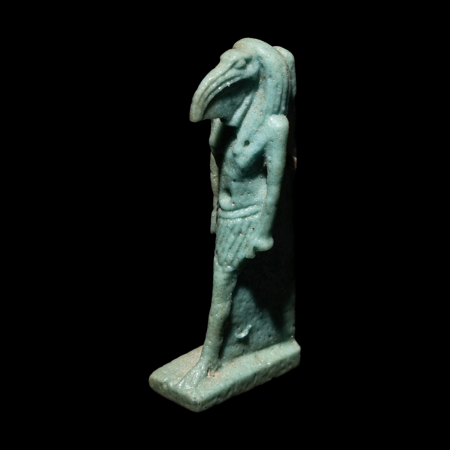 An Egyptian Faience Thoth