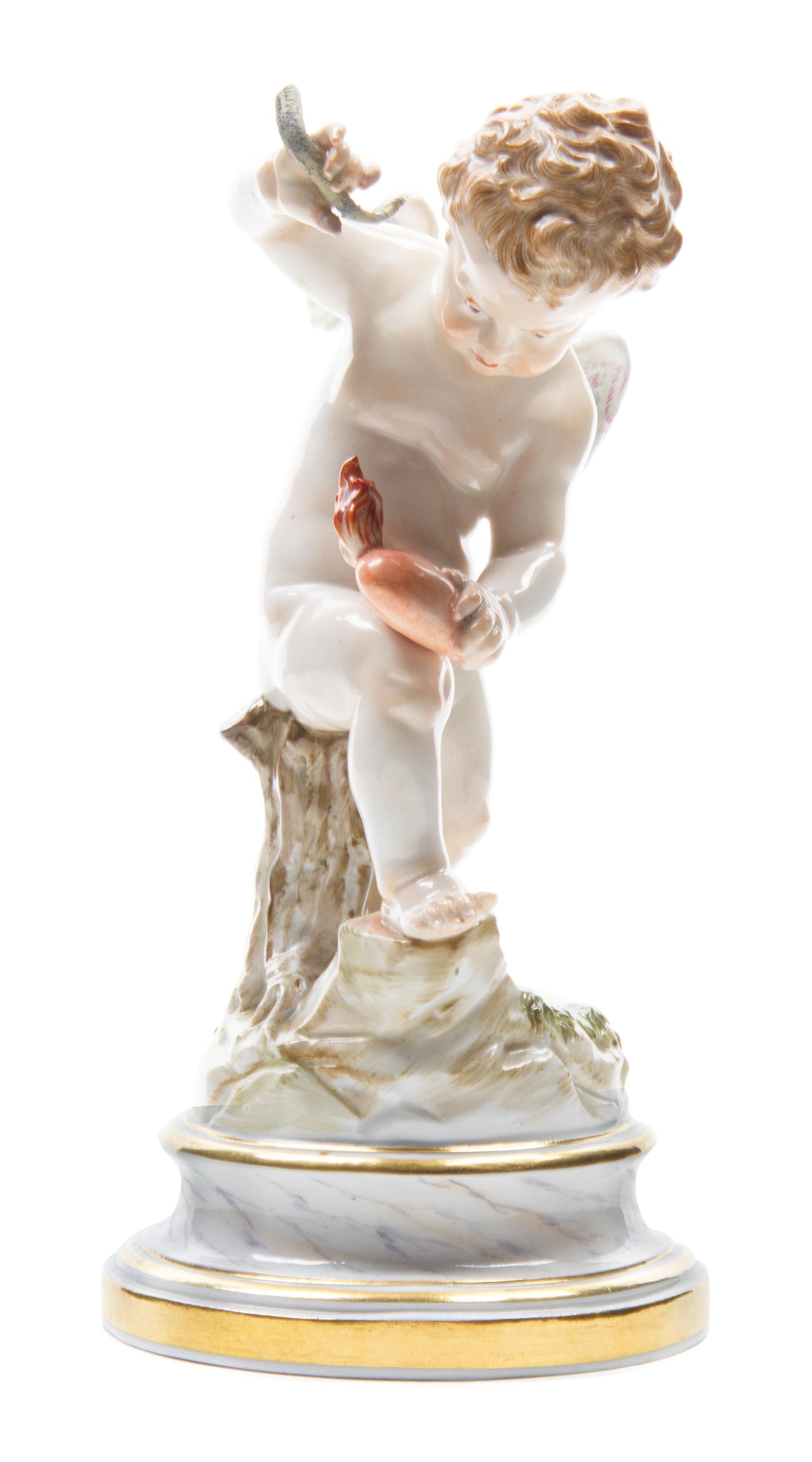 A Meissen Porcelain Figure Height 7 1/4 inches. — FIRST HALF 20TH CENTURY