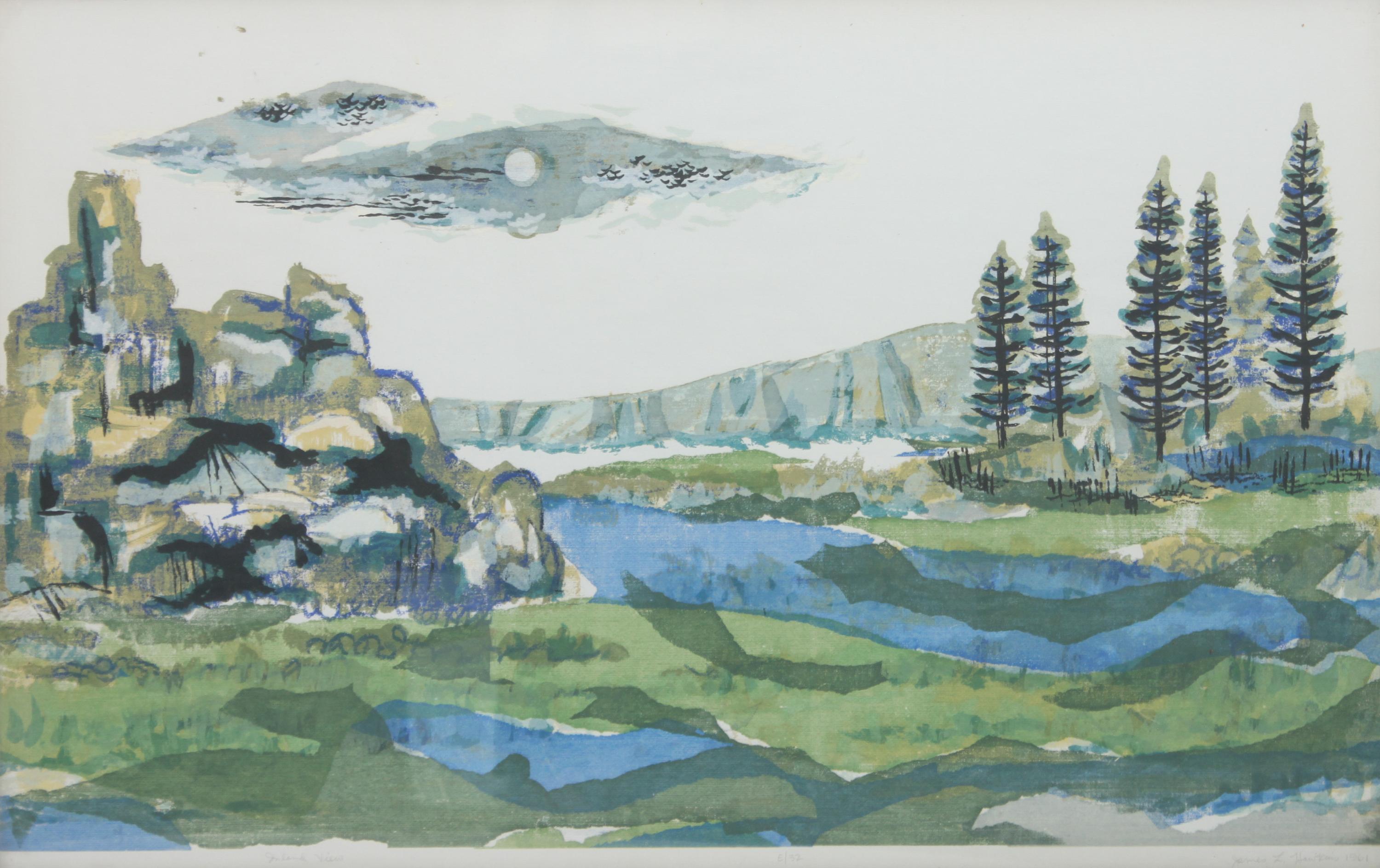 James L. Hawkins, (20th Century), Inland View, 1961