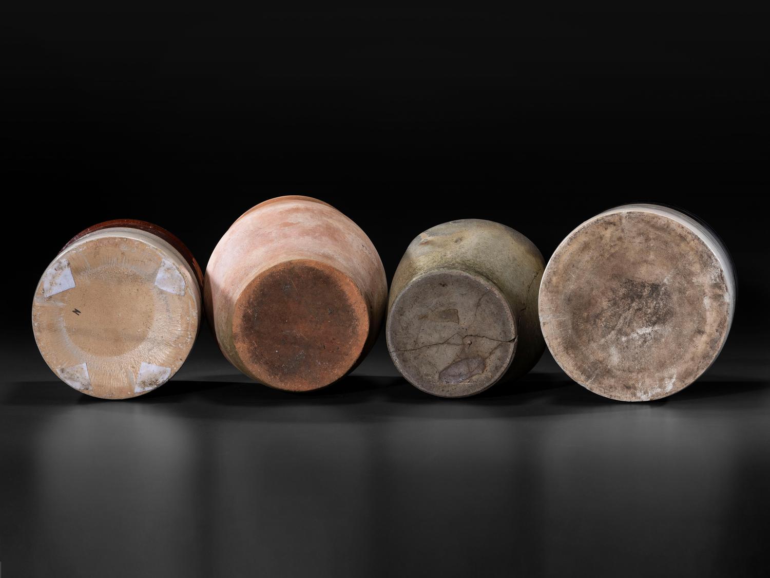 Twelve Stoneware Vessels