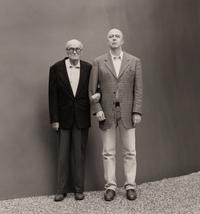 Philip Johnson and David Whitney, New Canaan, Connecticut