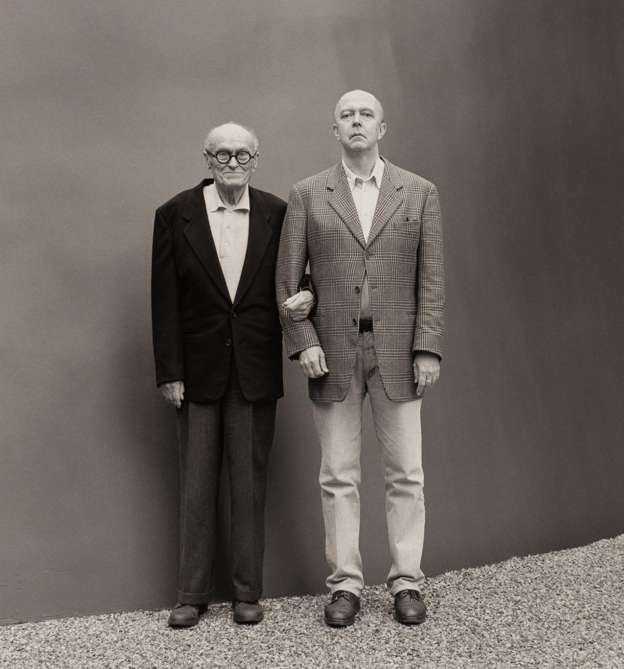 Philip Johnson and David Whitney, New Canaan, Connecticut