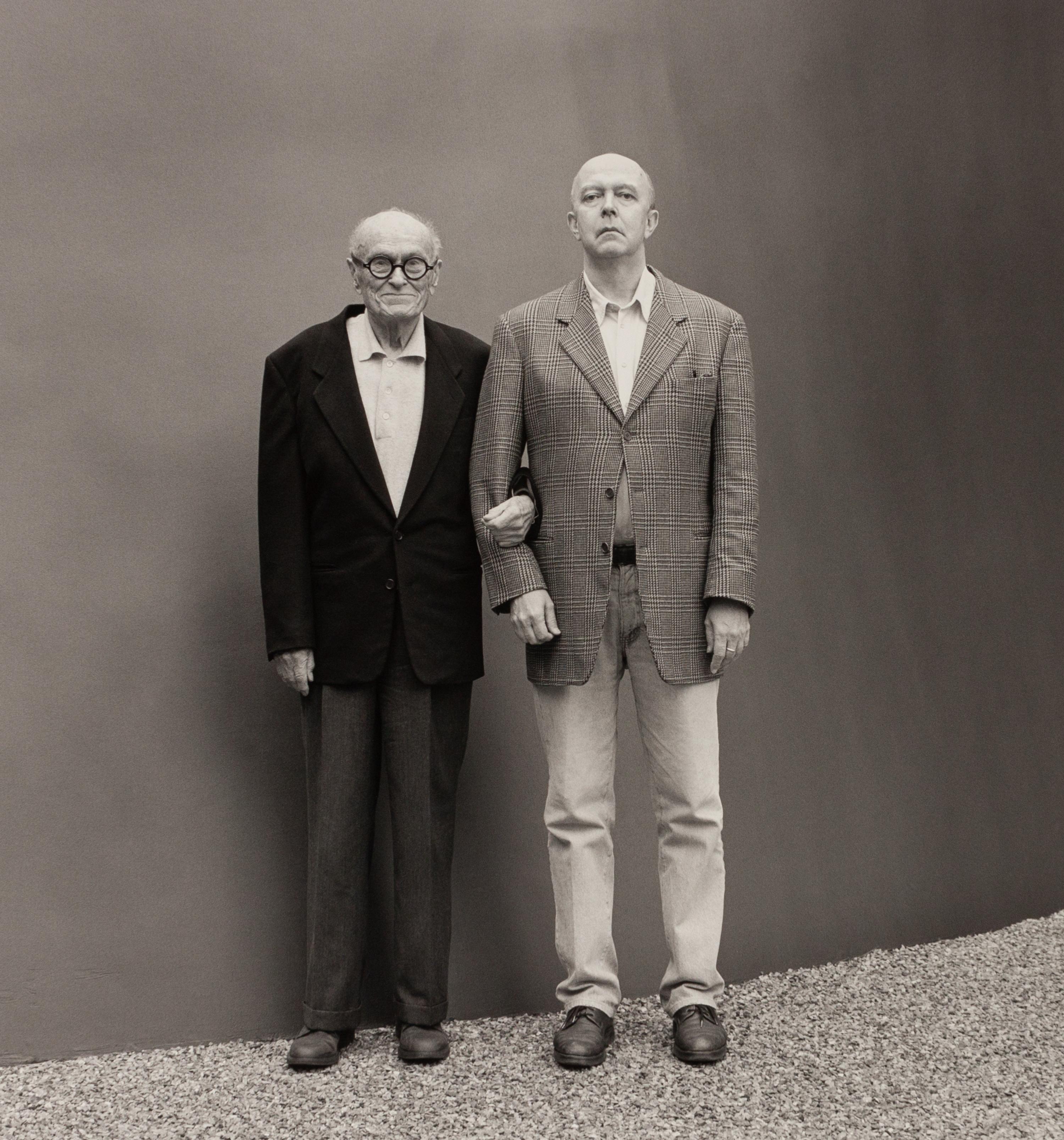 Philip Johnson and David Whitney, New Canaan, Connecticut