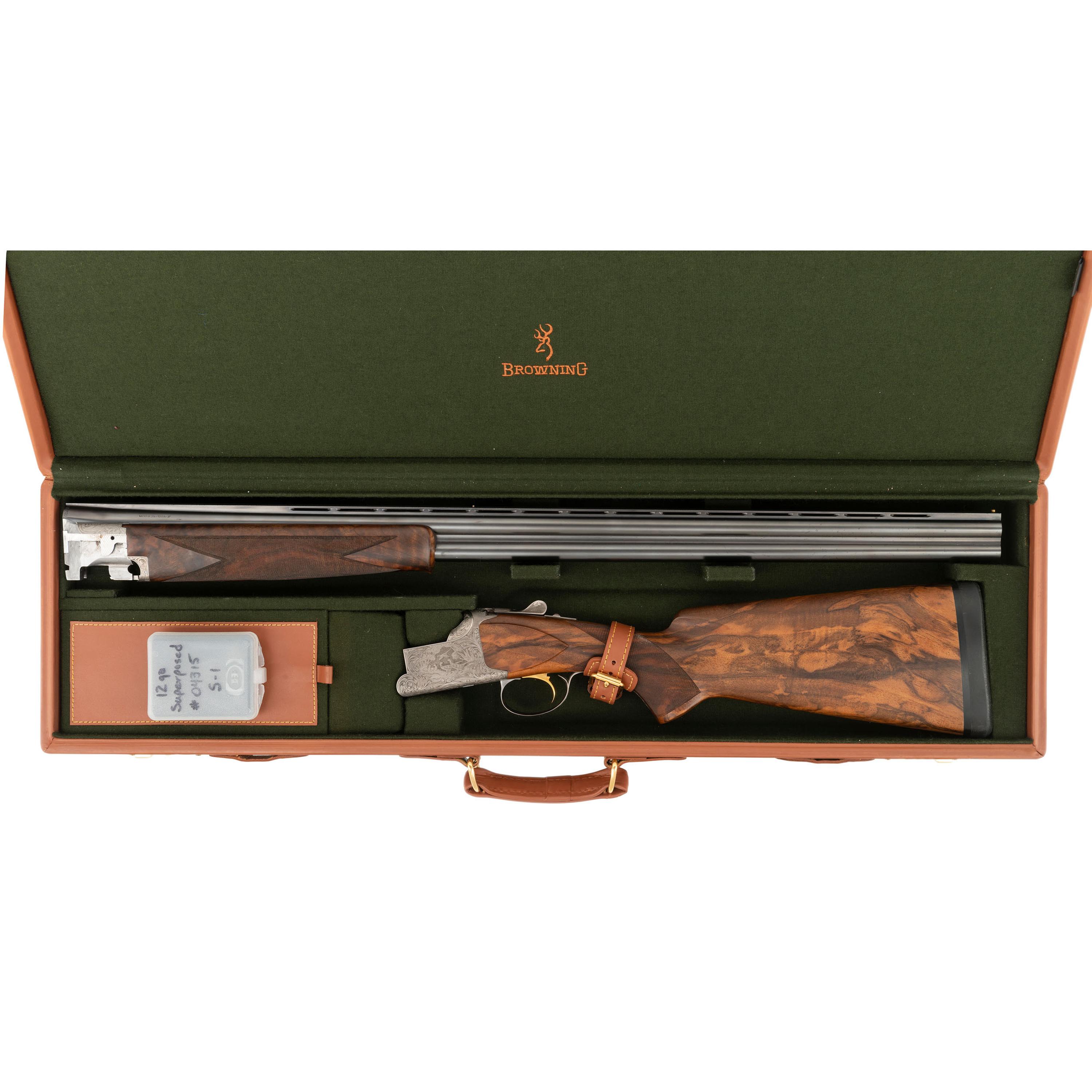*Browning B25 Diana Grade Superposed 12 Gauge Shotgun in Travel Case - Consecutively Serial Numbered to the Next Lot
