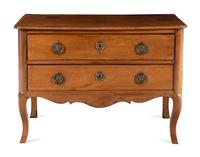 A French Provincial Fruitwood Commode