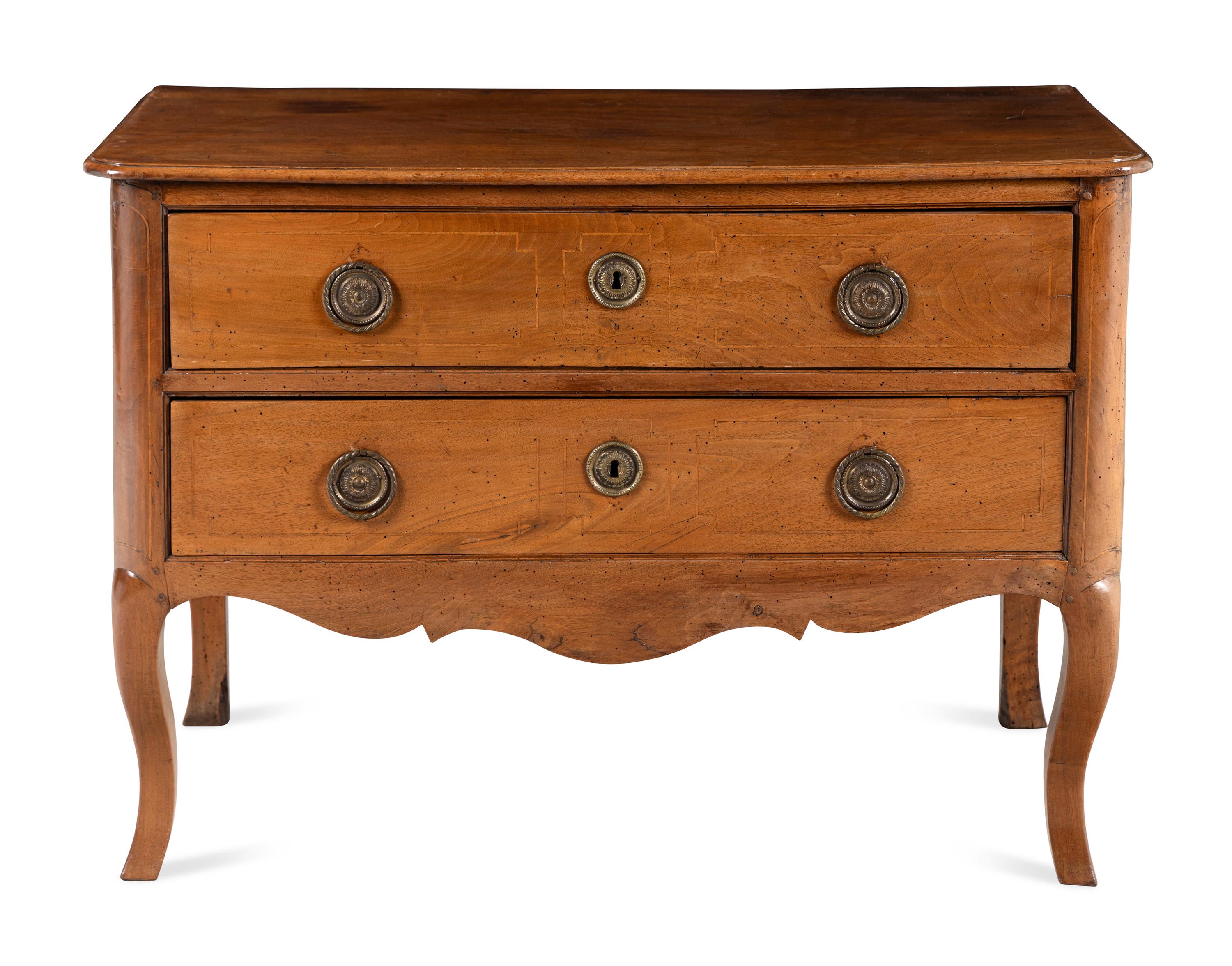 A French Provincial Fruitwood Commode