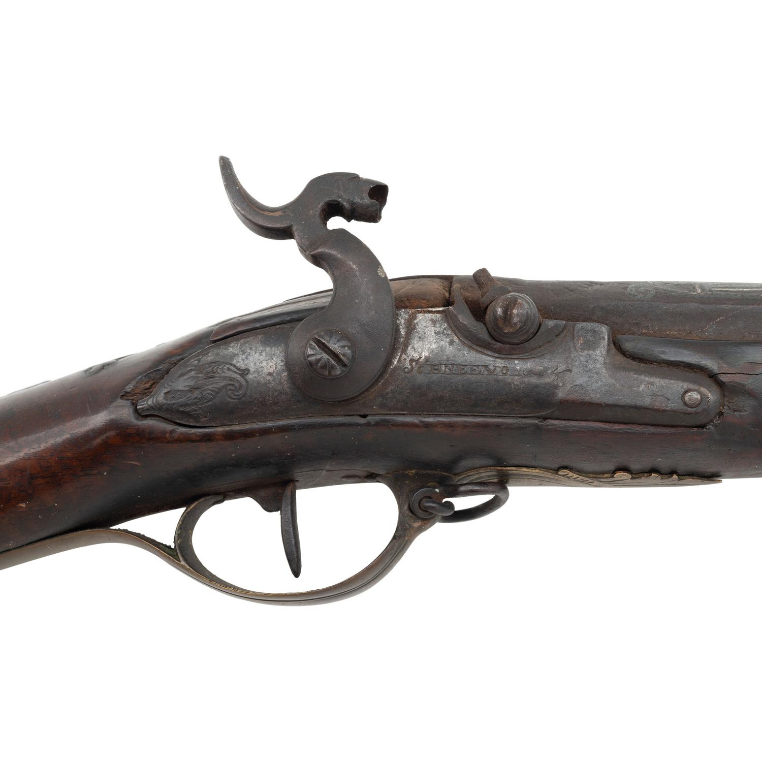 Late 18th Century Germanic Fusil by Schneevoigt Altered to Percussion