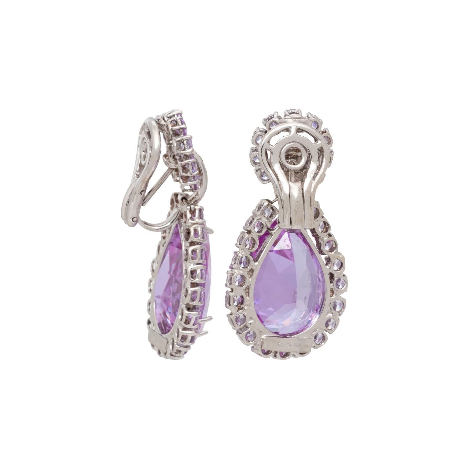 ANDREOLI, DIAMOND AND GEMSTONE EARRINGS
