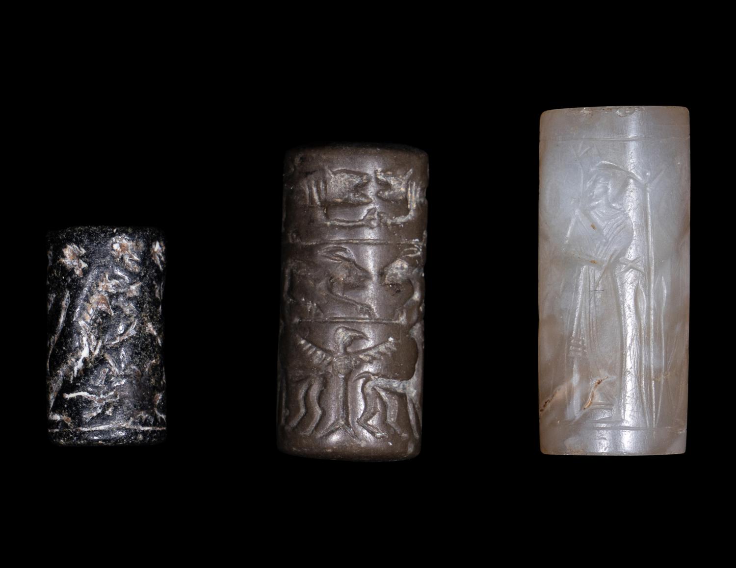 Three Mesopotamian Style Cylinder Seals