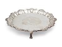 A George II Silver Waiter