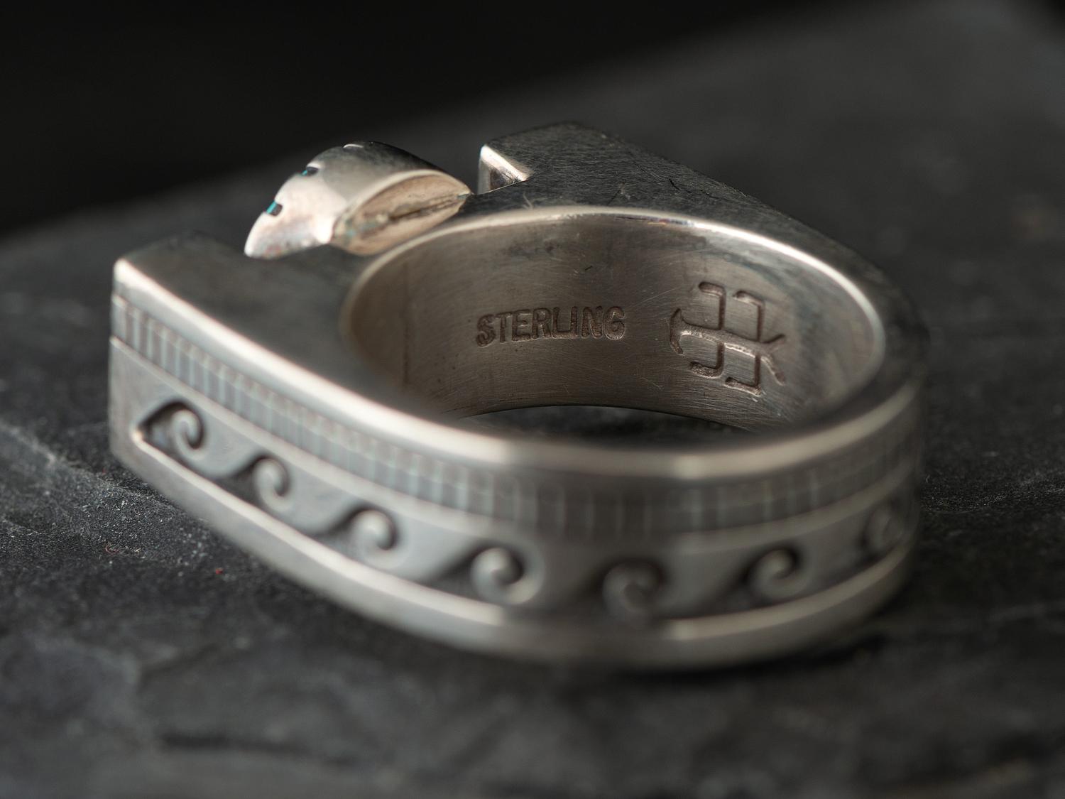 Sterling Silver and Turquoise Ring
